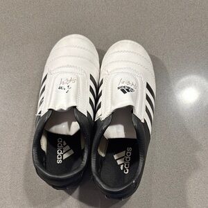 Adidas Kids White and Black Shoes